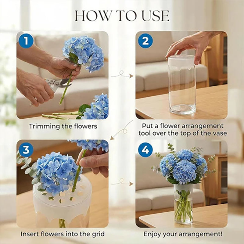 Silicone bouquet holder