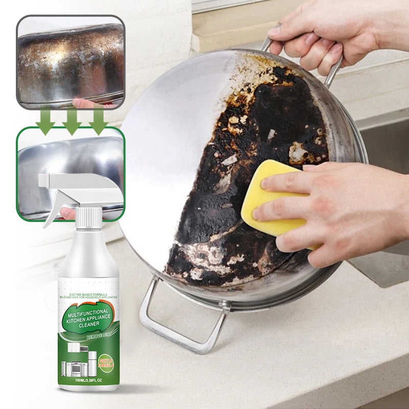 Enzyme-activated powerful degreasing kitchen cleaner