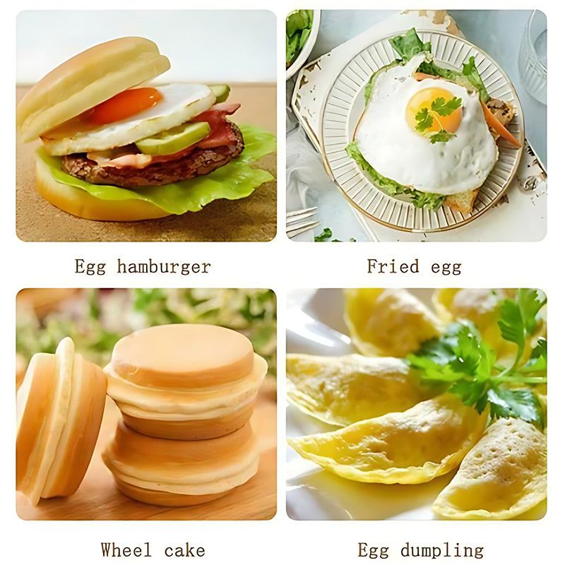 🍳Four-hole egg pan, breakfast omelette household frying pan non-stick pan🥚