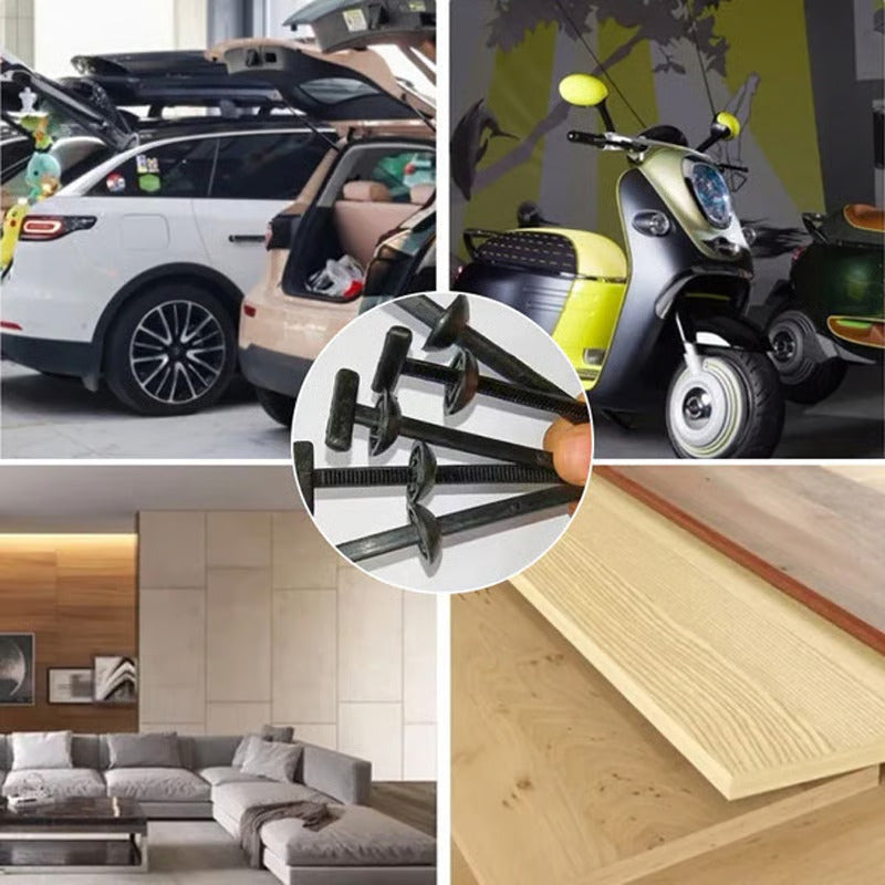 Universal nylon cable tie buckle for automobiles