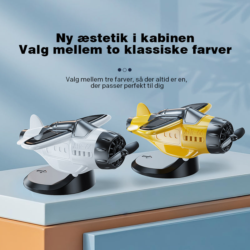 Solcelledrevne flyformede bilpynt