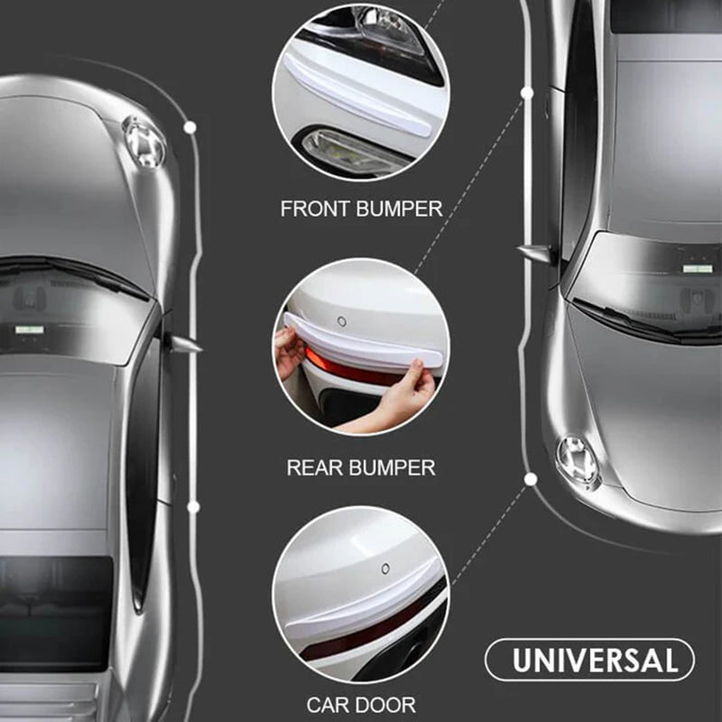 Car bumper anti-collision protection strip