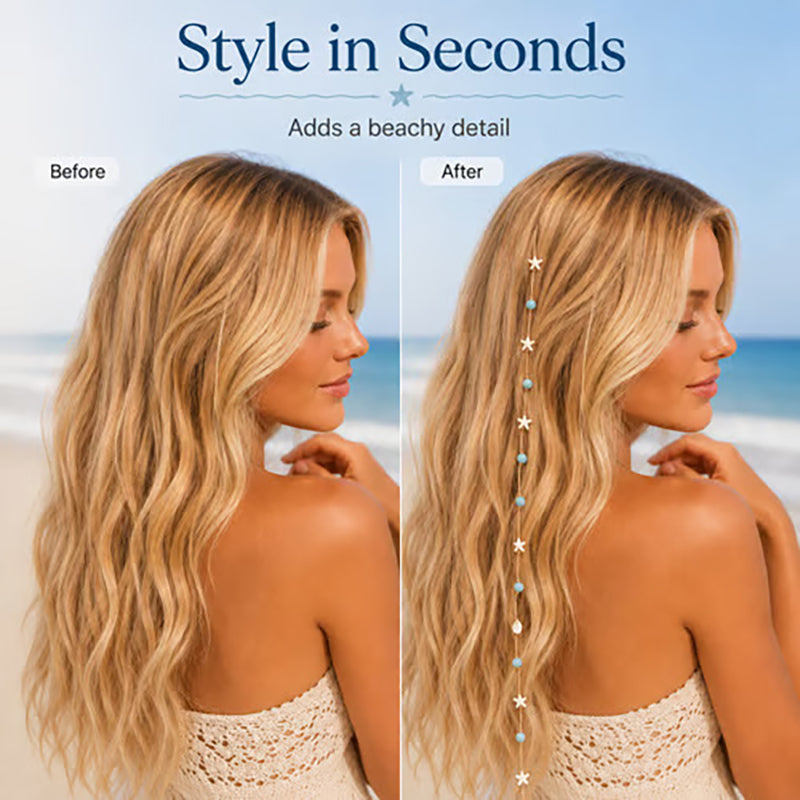 Atmospheric mermaid hair accessory