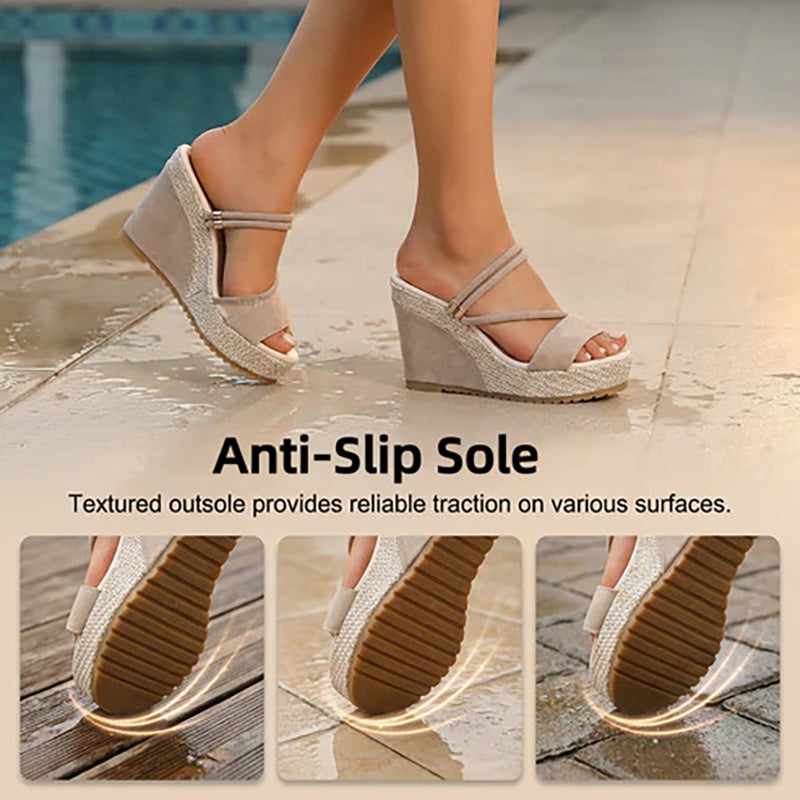 2026 New Arrival: Women's High-Heeled Wedge Sandals