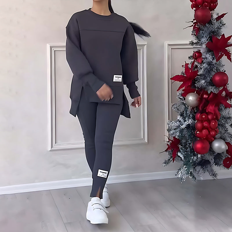 Sweatshirt and leggings set