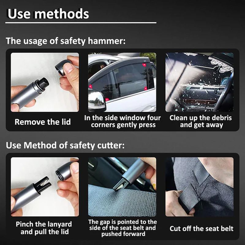 Upgraded Car Safety Hammer
