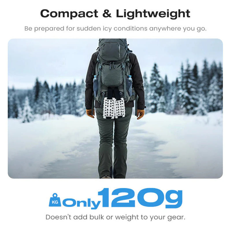 Durable anti-slip shoe crampon set