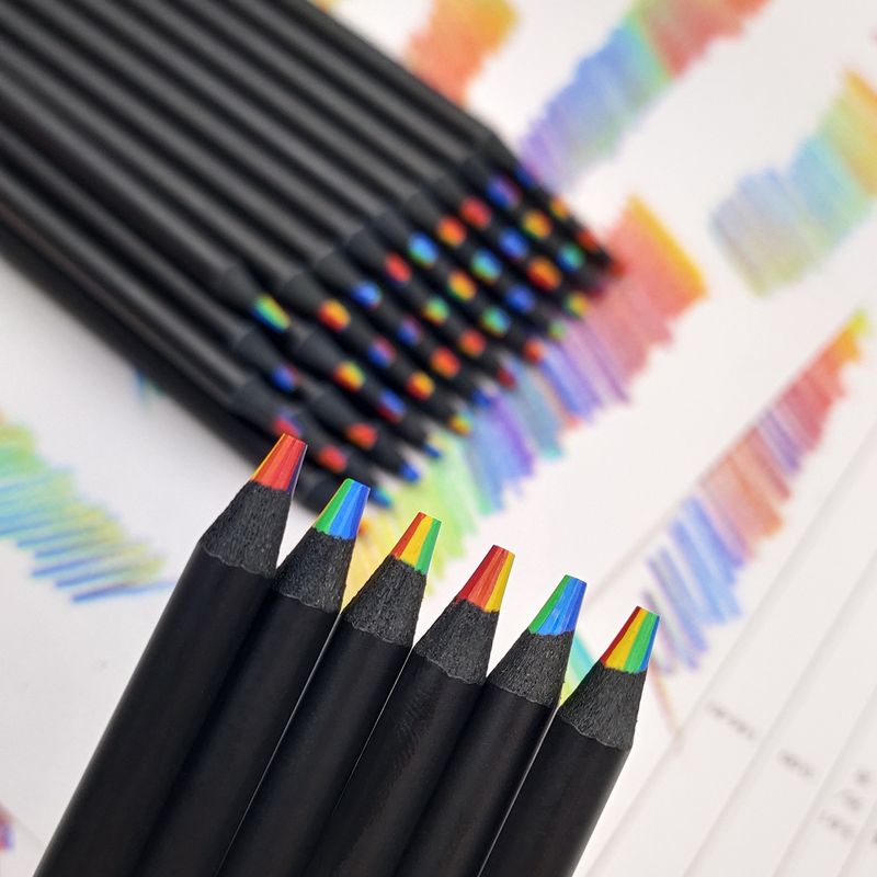 Fun Rainbow Gradient Coloring Pencil