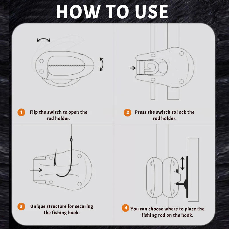 Multifunctional fishing rod rack