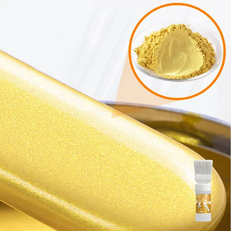 Metallic Spray Paint With Brush