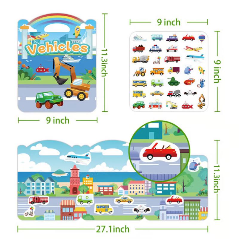 🔥Reusable sticker book - Keep kids away from electronic devices! ✨