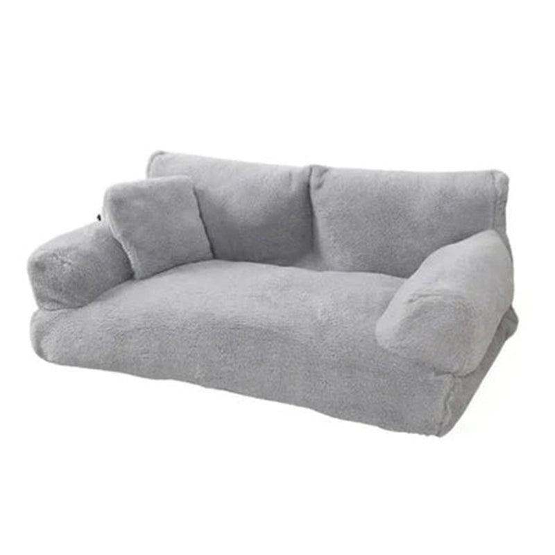 Comfortable plush pet sofa