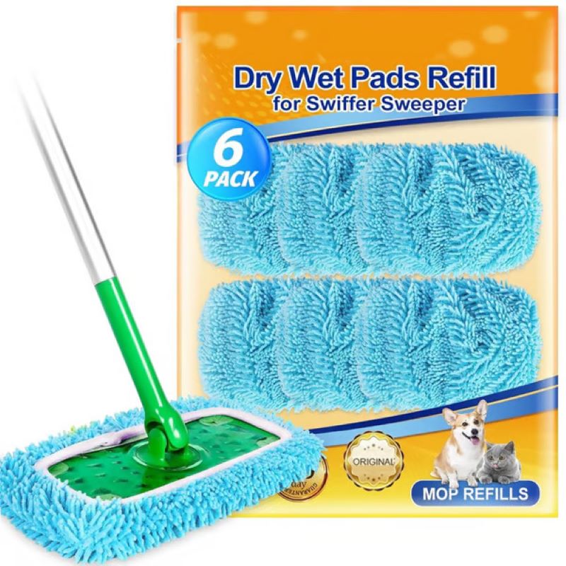 Reusable mop pad
