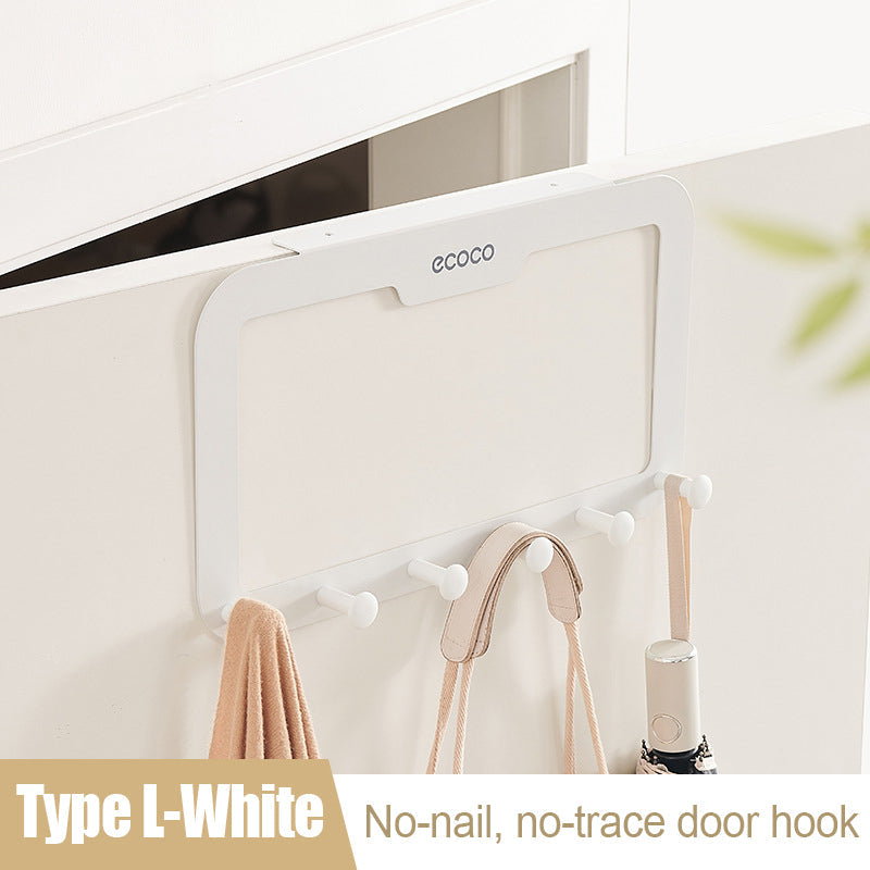 No punching and traceless door hook
