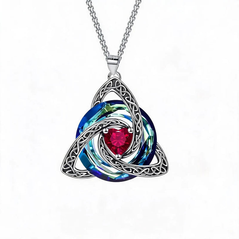 Birthstone Heart Pendant Necklace