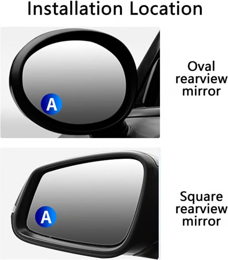 Car blind spot mirror (1 pair)