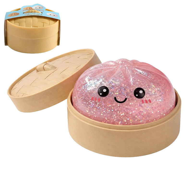 Glowing "Steamed Bun" Style Mystery Stress-Relief Squeeze Toy (Color Random)