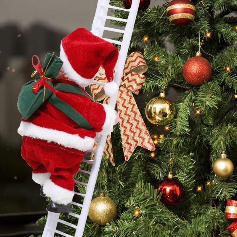 Santa Claus Climbs the Ladders