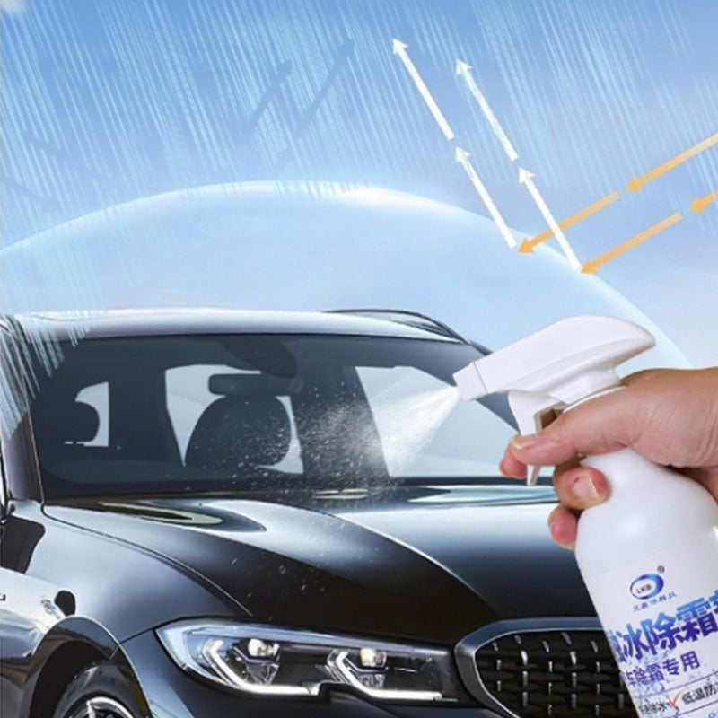 Car windshield defrosting, snow melting and de-icing agents