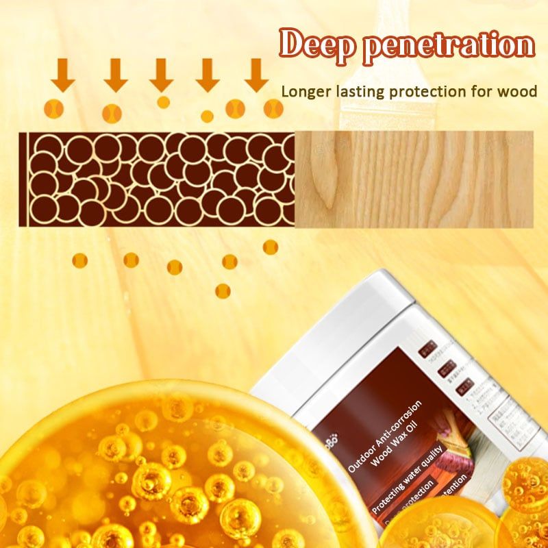 Anti-corrosion Wood Wax Oil for Exteriors (Waterproofing and Renovation)