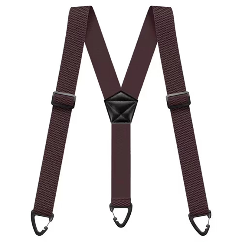 Men's X-back suspenders (with hook-style clips)