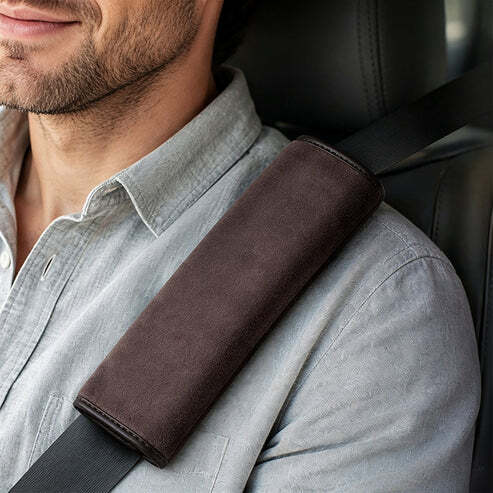 Universal Faux Suede Car Seat Belt Cover