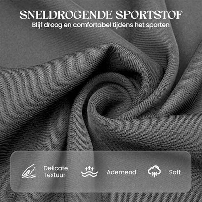 Breathable athletic shorts with zippered pockets