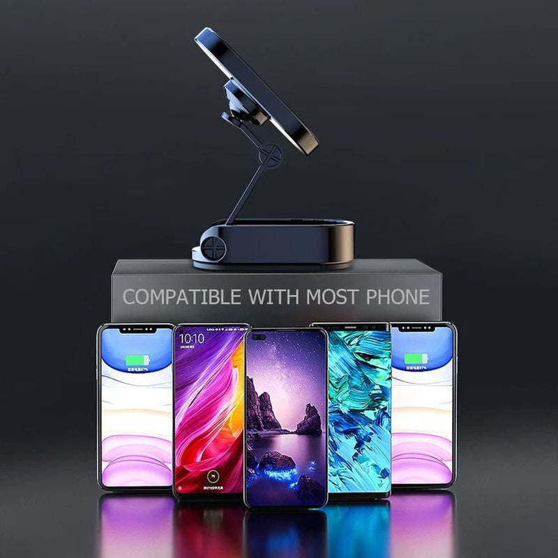 Alloy Folding Magnetic Car Phone Holder
