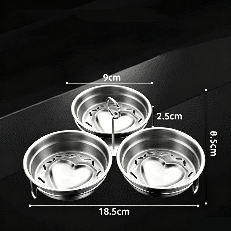 Stainless steel boiled egg mold