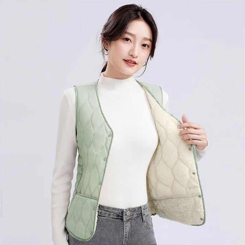 New sleeveless down vest