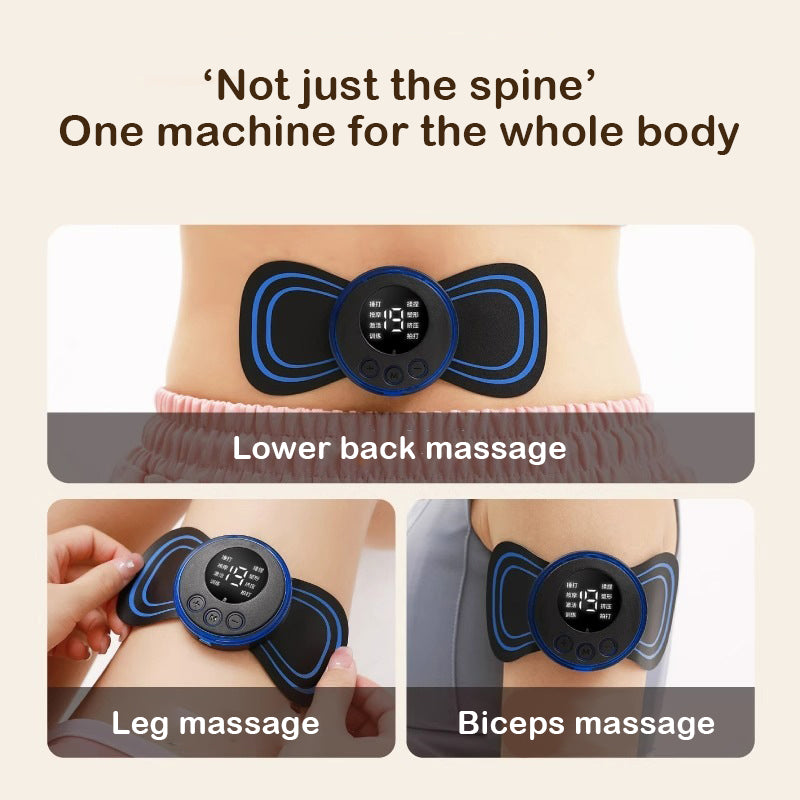 Mini portable shoulder, neck and waist massager