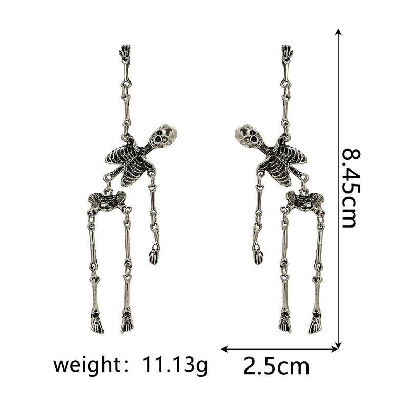 🔥Halloween decorative skull earrings
