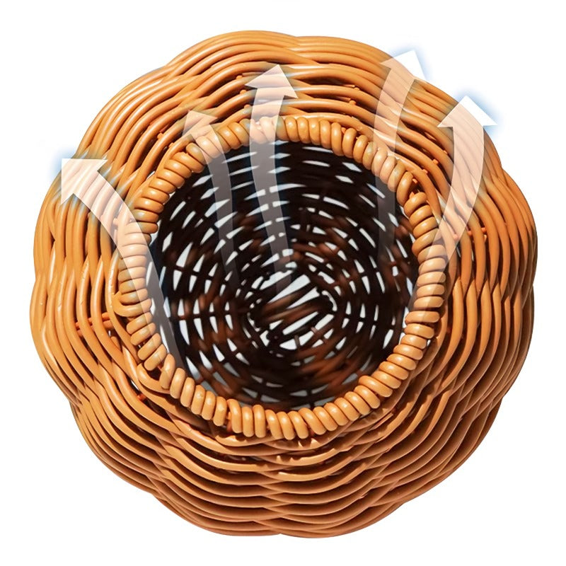 Sturdy and breathable rattan bird's nest