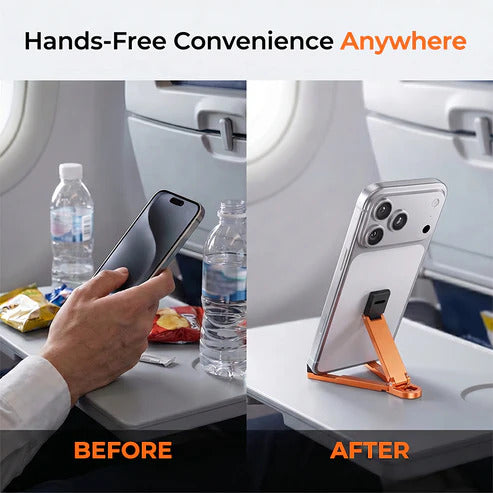 Mini Aluminum Alloy Phone Stand Keychain – Foldable Desktop Stand