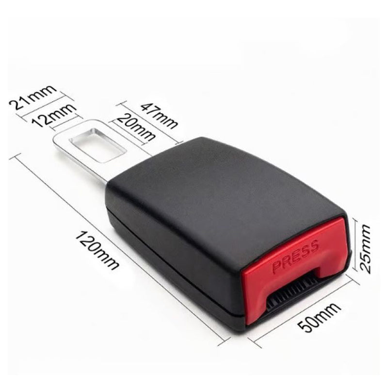 Car seat belt buckle extender