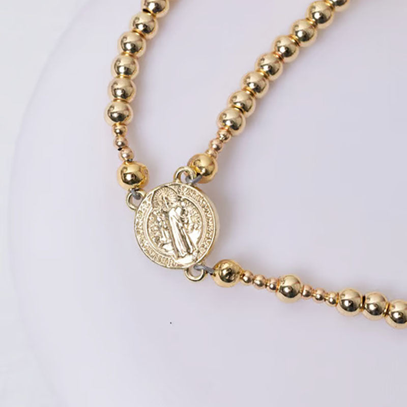 Handmade rosary bracelet