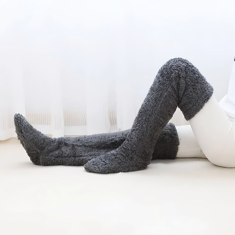 💕Velvety Fleece Knee Socks For Christmas❄️🎅