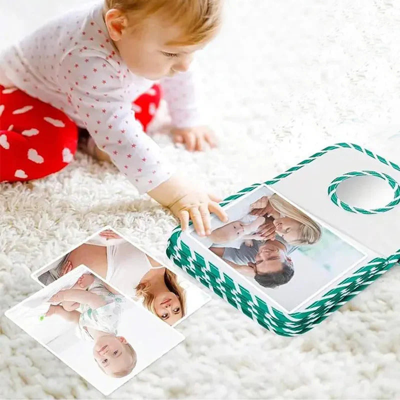 Fabric baby photo album