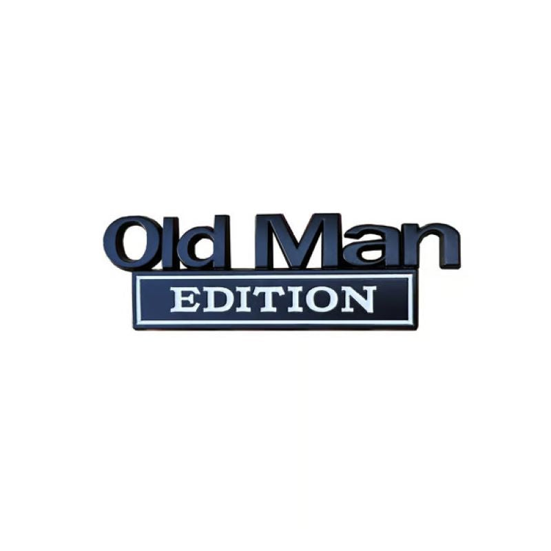 🚗 'Old Man Edition' car emblem