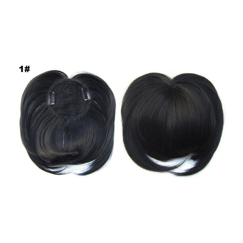 Heart-shaped bangs wig