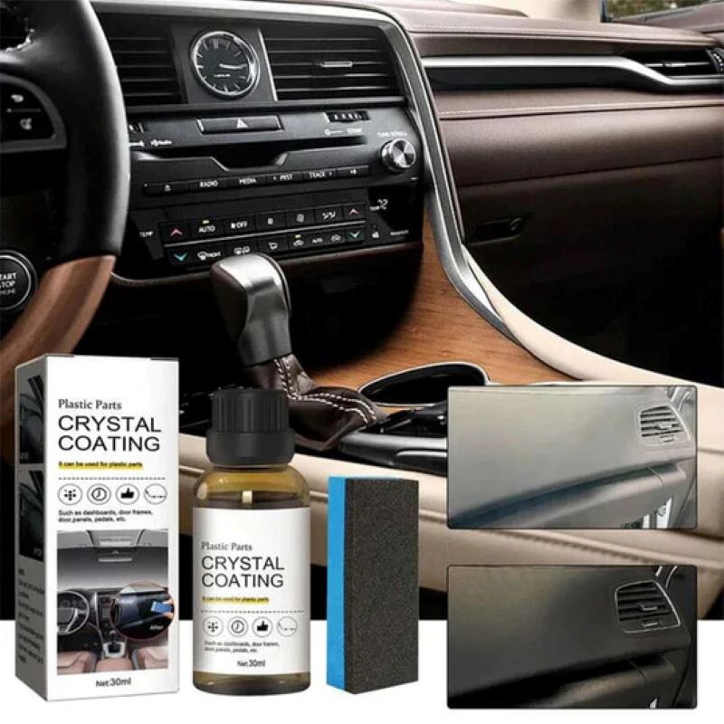 Plastic parts refurbishment coating agent
