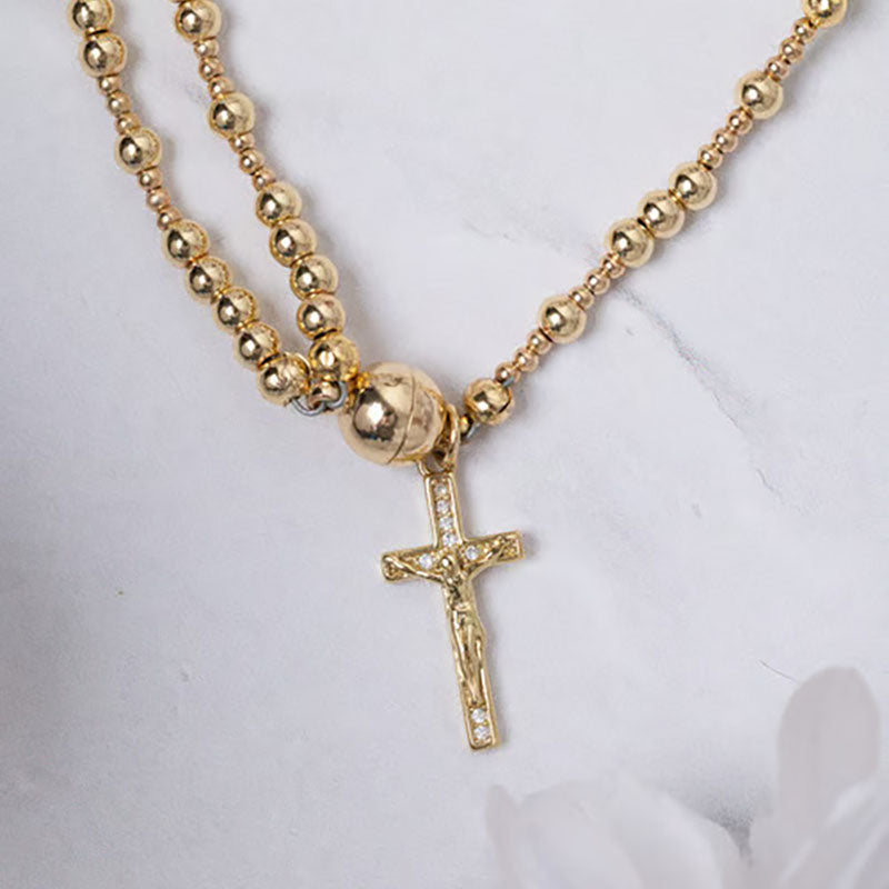 Handmade rosary bracelet