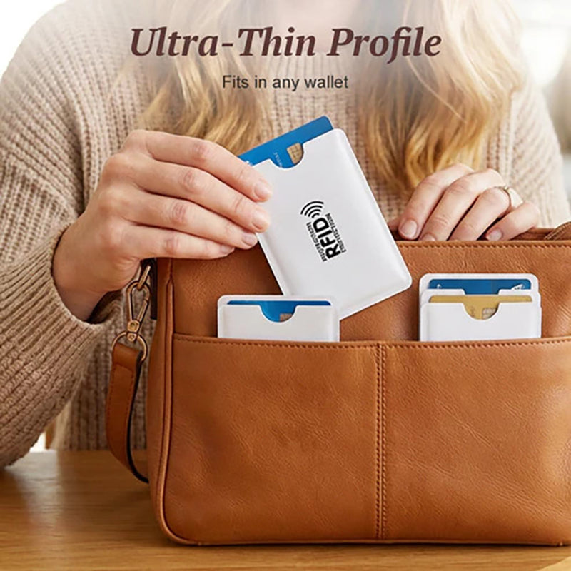 RFID-blocking credit card holder