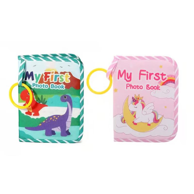 Fabric baby photo album