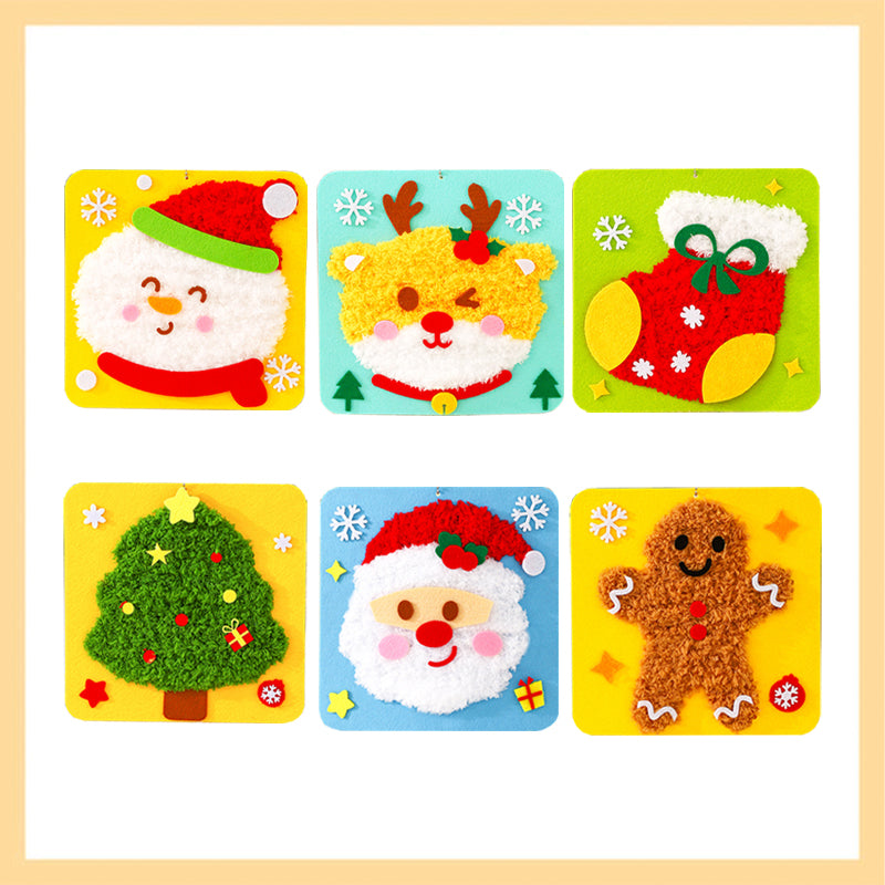 Christmas DIY Embroidery Doll Set