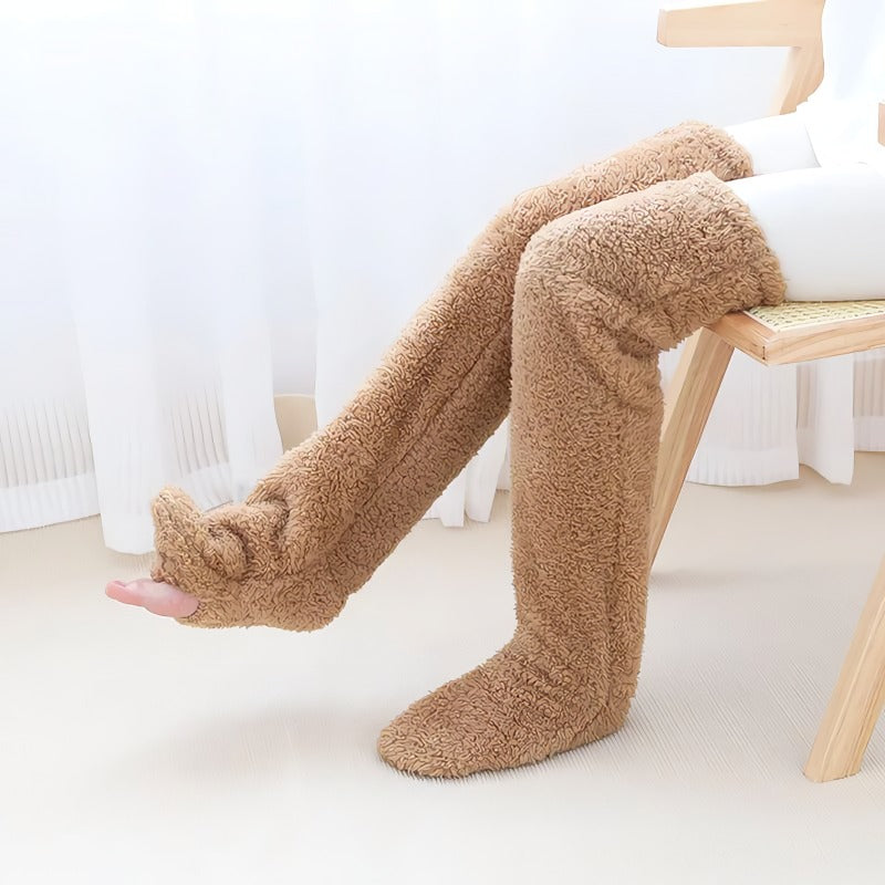 💕Velvety Fleece Knee Socks For Christmas❄️🎅