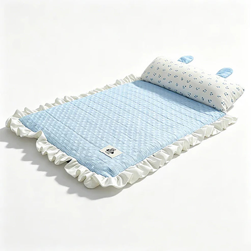 Pet cooling mat with padding