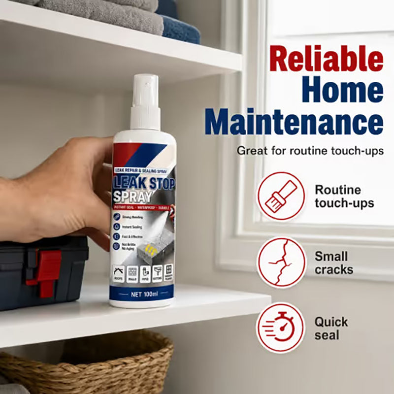 Waterproof leak repair and sealant spray