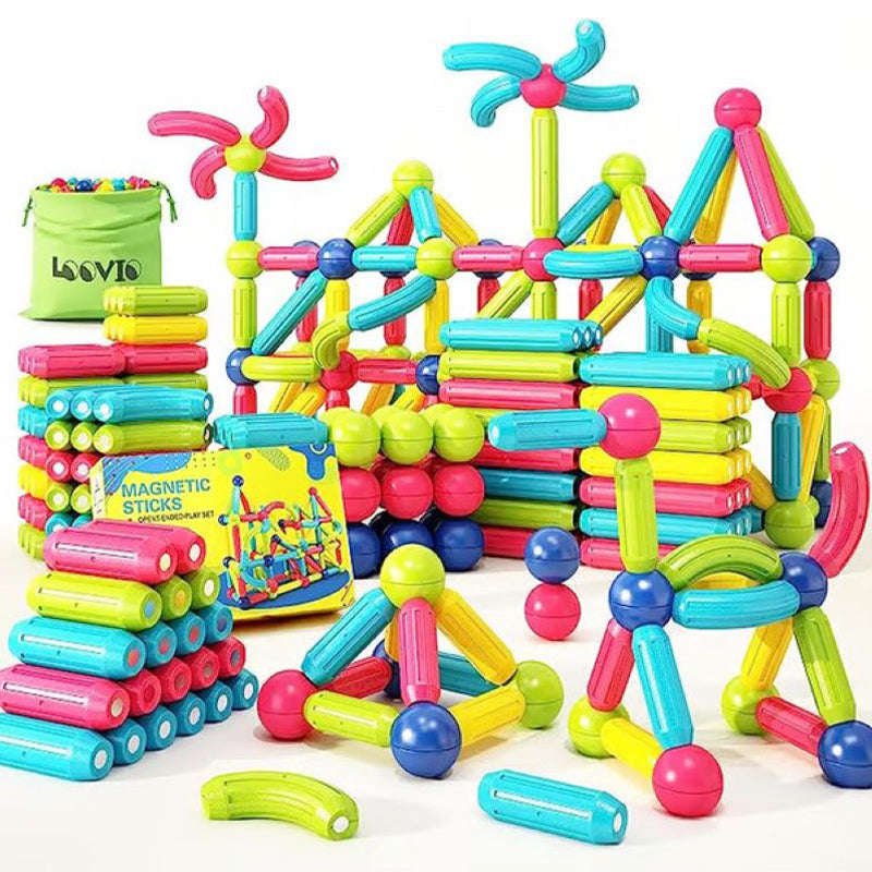 Magnetic stick building blocks, suitable for children's early development
