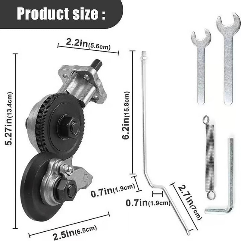 Sheet metal cutting accessories for drill bits